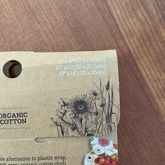 Bee’s Wrap (Vegan Assorted 3 Pack) (Meadow Magic) (Brand New) - Picture 8 of 8